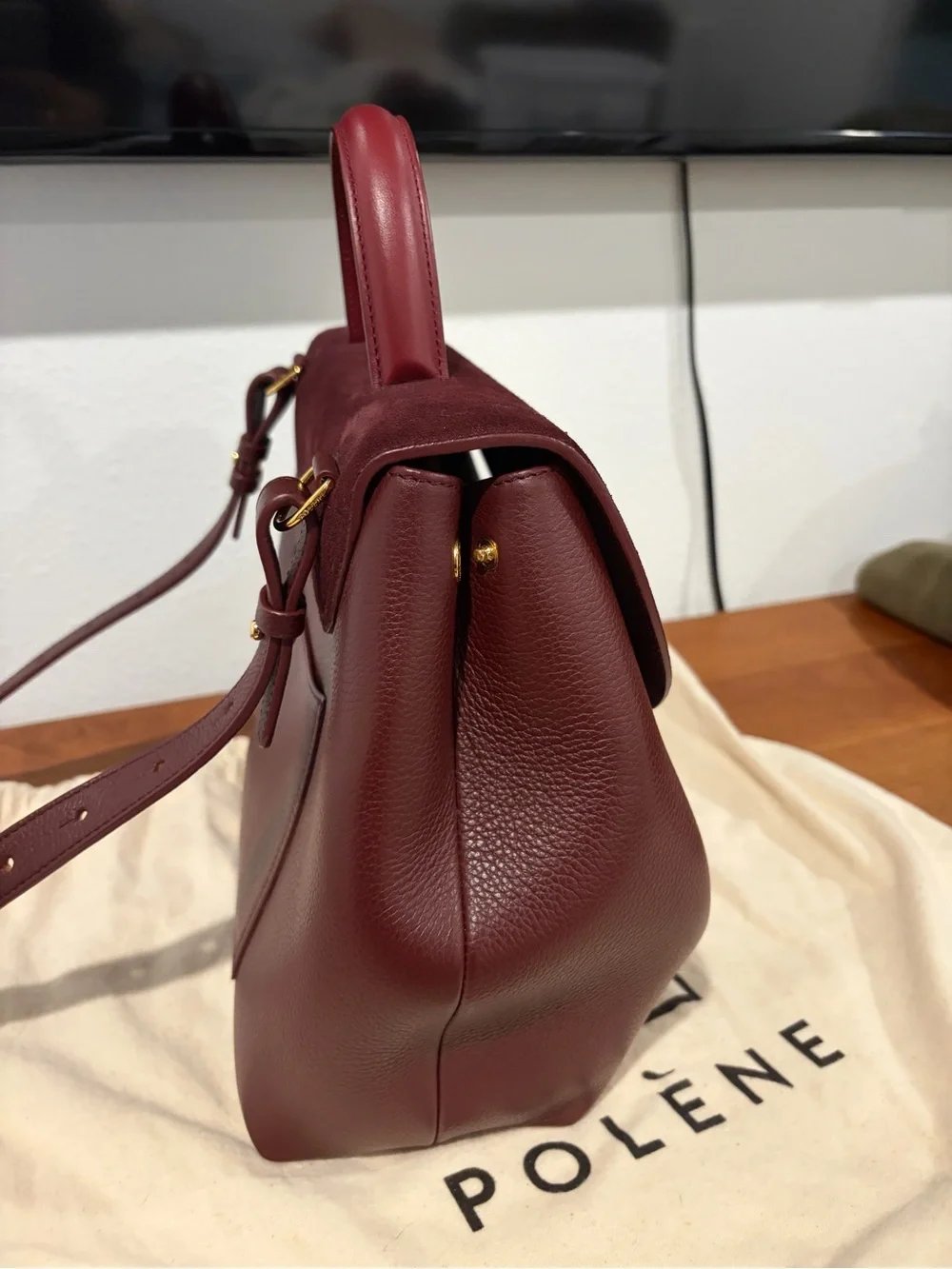 Polene Numero Un in burgundy
